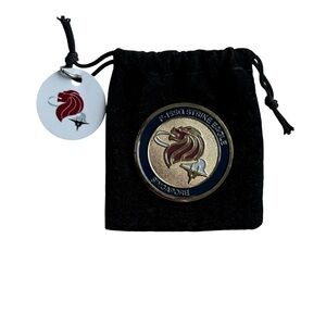 R-15SG Strike Eagle Singapore Collectible Challenge Coin with Pouch